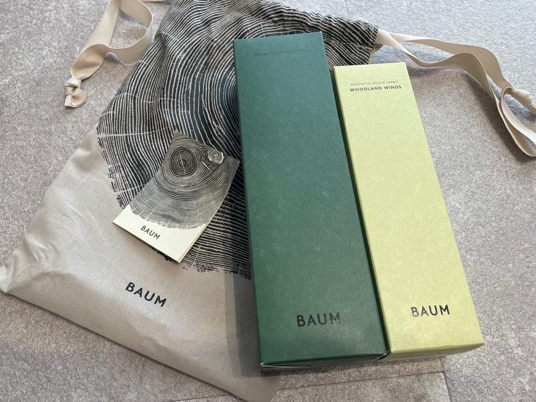 即発送可　BAUM アロマティックハンドウォッシュn&ルームスプレー　セット売り