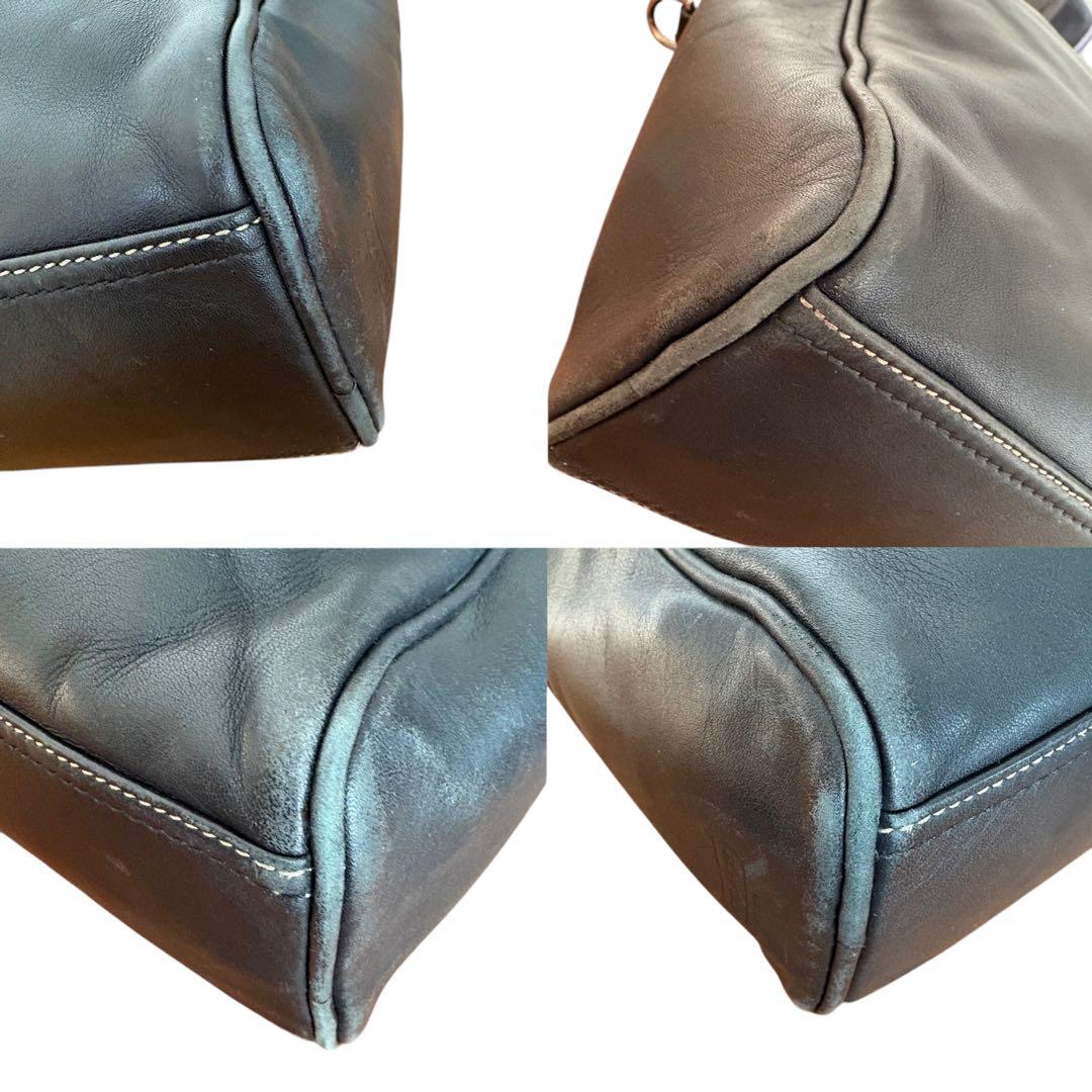 COACH レガシー オールレザー 2WAY大型 ビジネスバッグ A4 ブラック