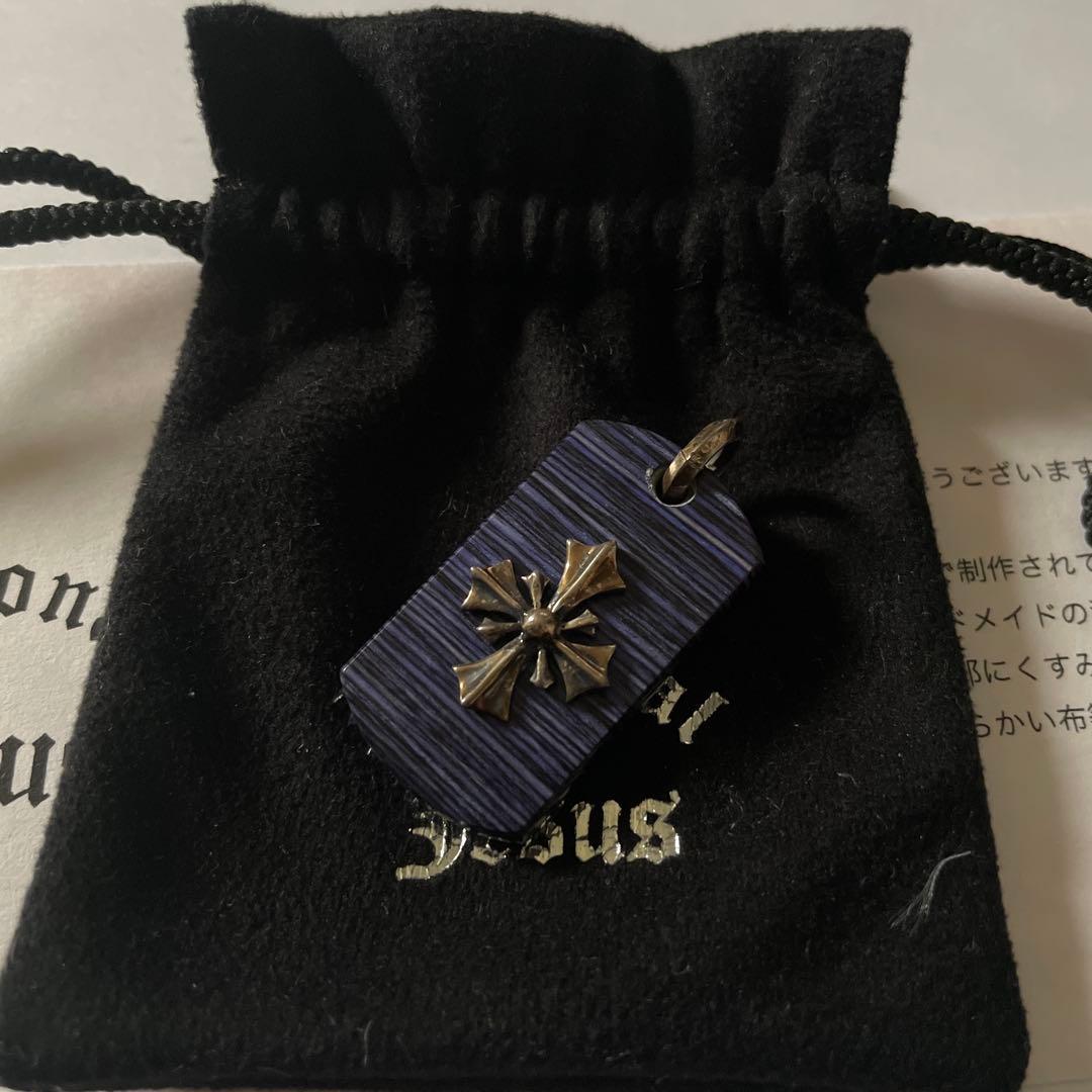 氷室京介　Personal Jesus ウッドクロス ペンダントネックレス