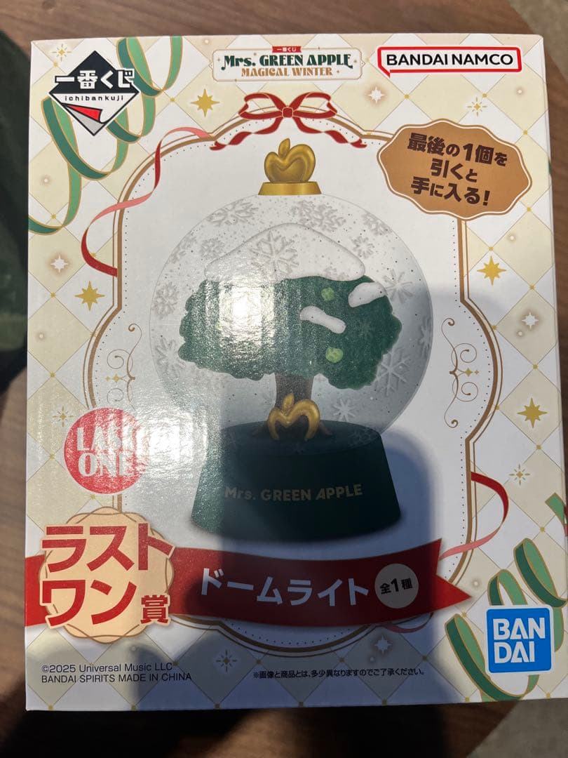 Mrs.GREEN APPLE 一番くじ ラストワン賞 ドームライト - メルカリ