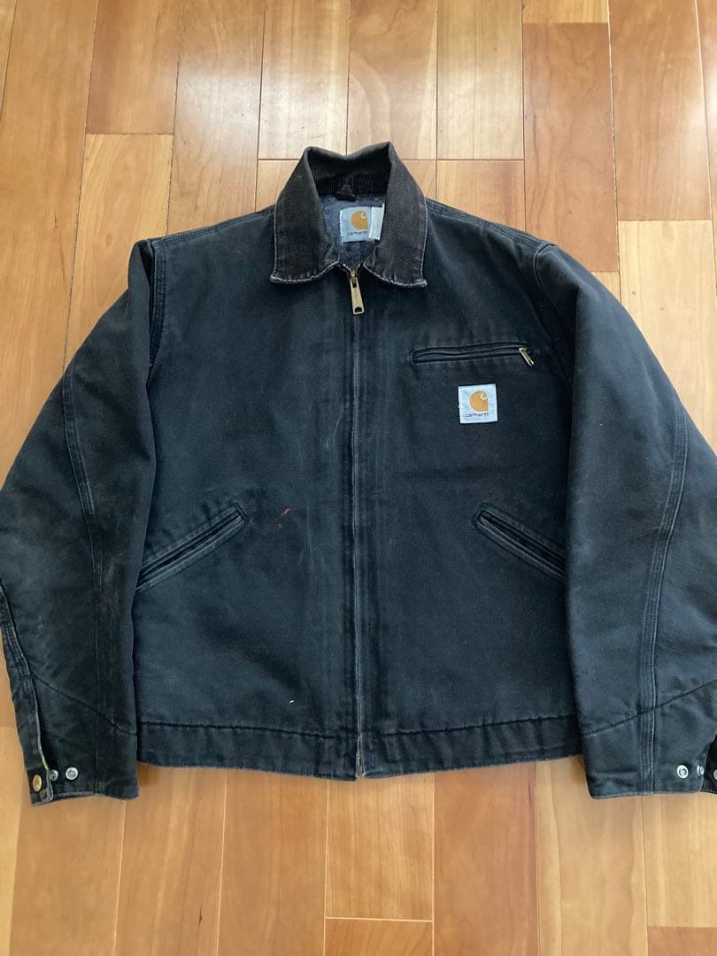 【Carhartt】デトロイトジャケット カーハート 80s USA製 ブラック