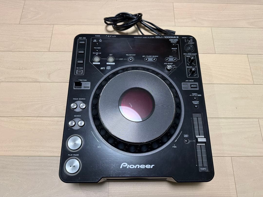 Pioneer CDJ-1000MK3 黒 Professional CD Player CDJ-1000MK3 | アーカイブ | 商品のデザイン