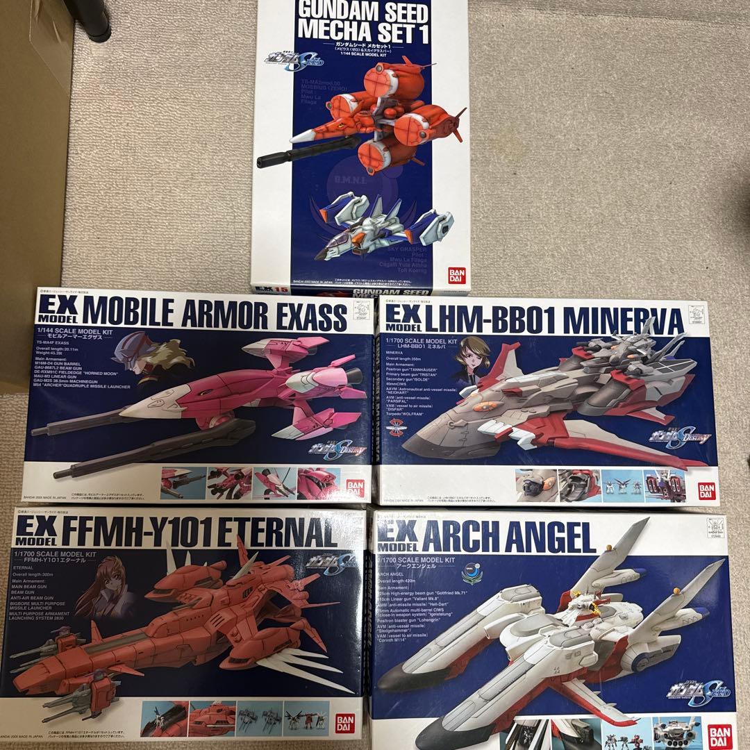 GUNDAM SEED EX MODEL 5点