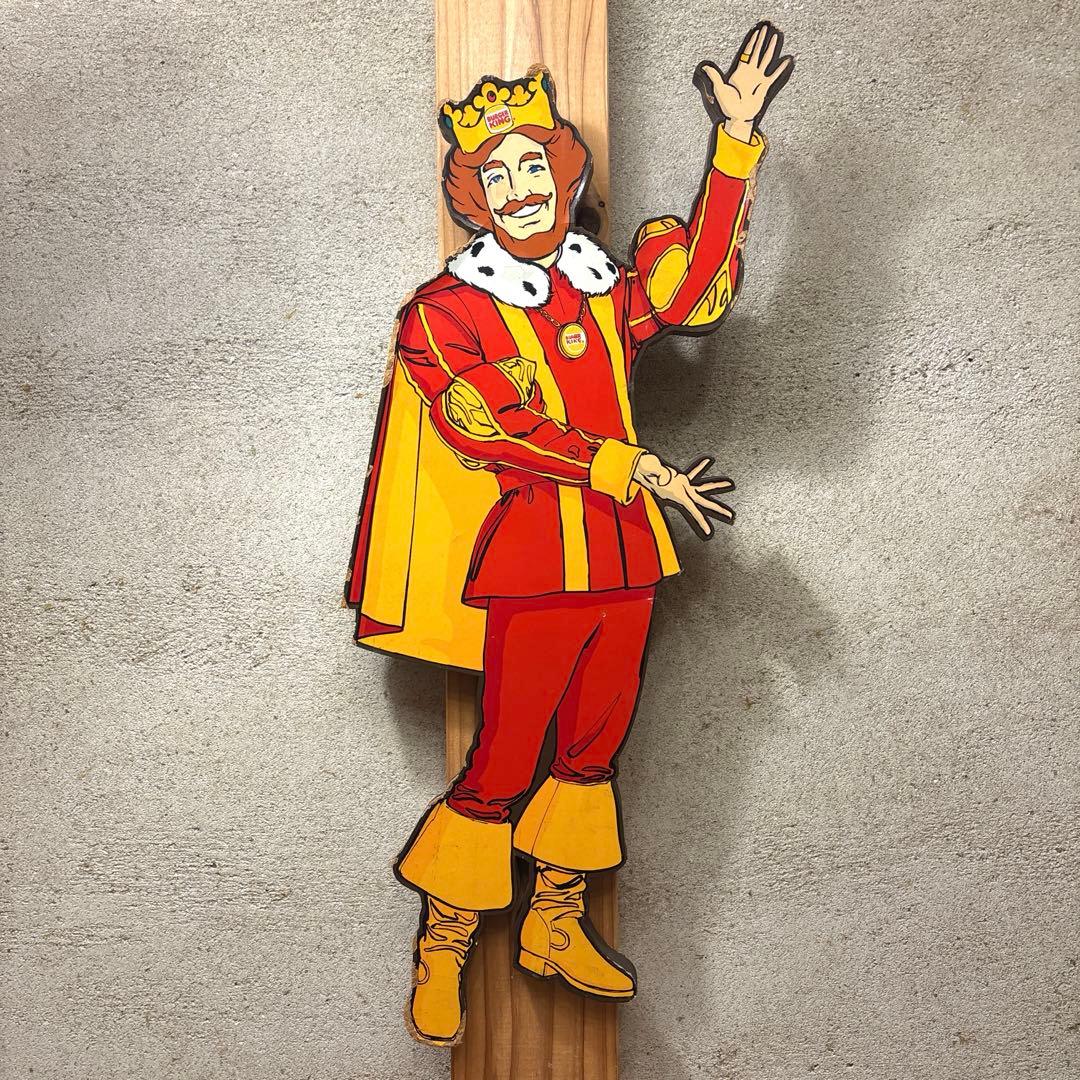 70年代　バーガーキング　ストアディスプレイ　サイン　アメトイ　店舗用