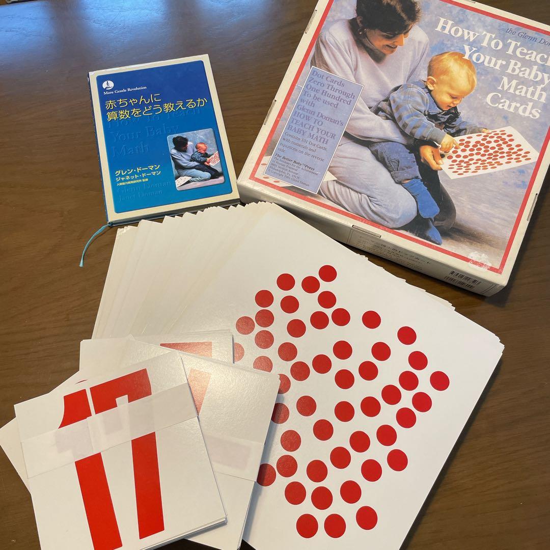 正規品 グレンドーマン ドッツカード 書籍 右脳教育 家庭保育園