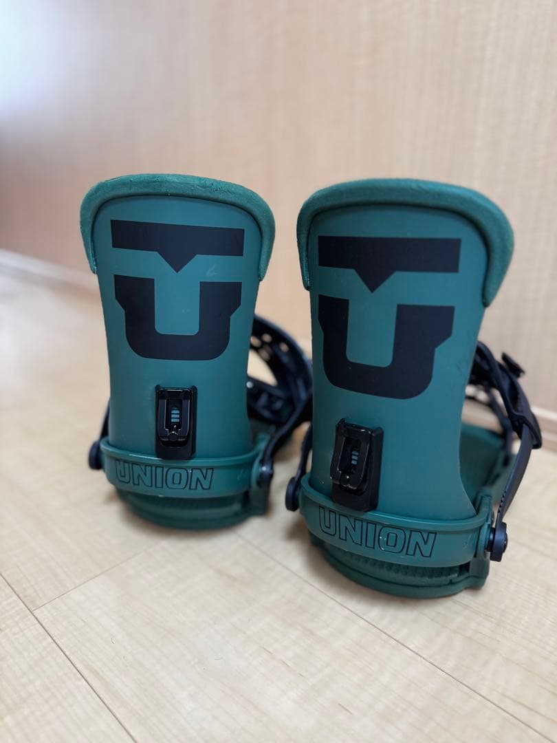 UNION スノーボード ビンディング グリーン