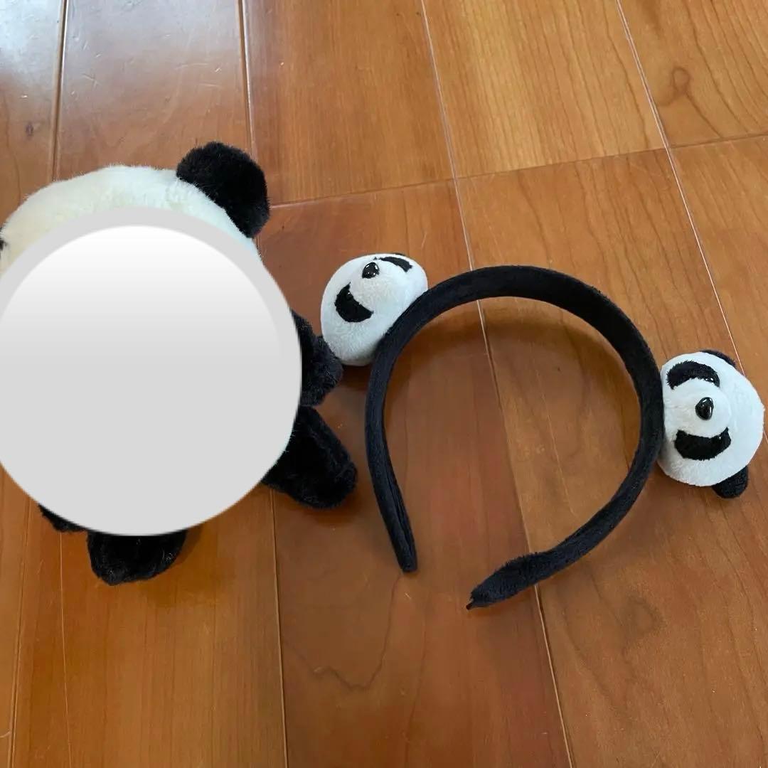 パンダ カチューシャ アドベンチャーワールド パンダ カチューシャ