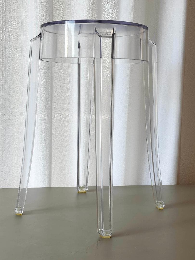 【AO】Kartell カルテル チャールズゴースト ロー スツール イス