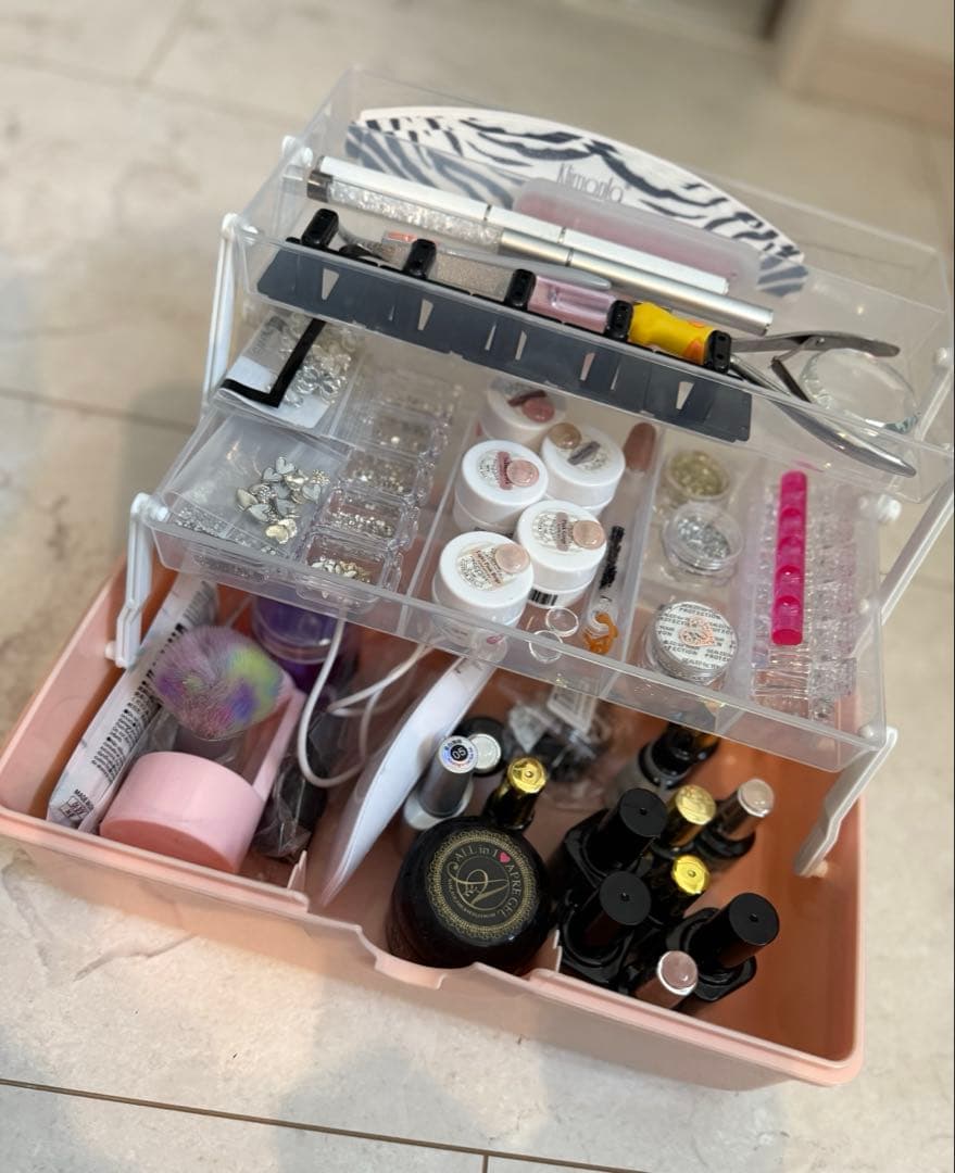 【美品】ネイルアートセット UVライト付き