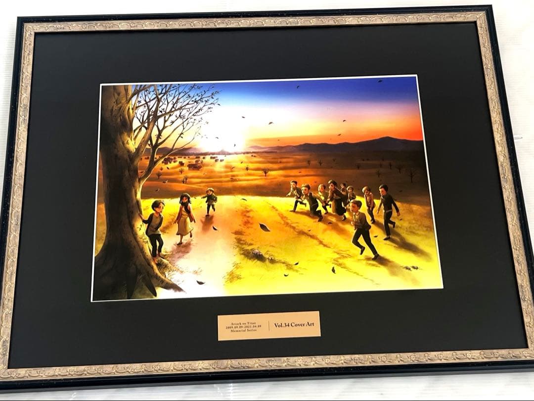 進撃の巨人　複製原画　オンライン展覧会限定記念額装絵 2026年最新】複製原画 進撃の巨人の人気アイテム - メルカリ