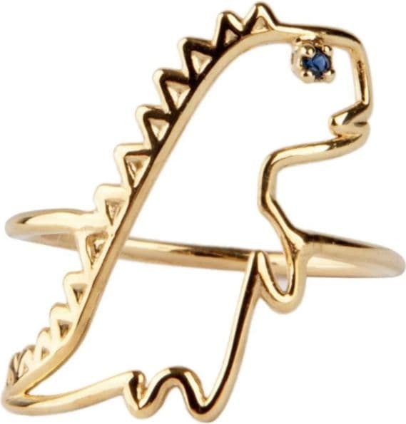 ALIITA DINO 9K ブルーサファイア リング 恐竜 S（13号）