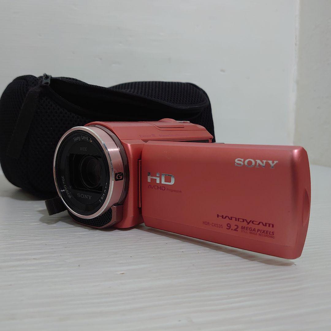 動作ok　SONY　Handycam HDR-CX535 ピンク