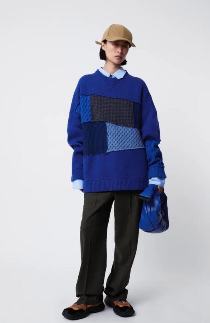 新品未使用 ADER ERROR パッチワークオーバーサイズスウェット