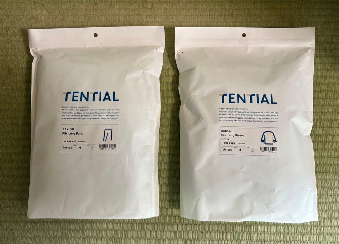 TENTIAL BAKUNE Pile バクネ　上下セット　試着のみ