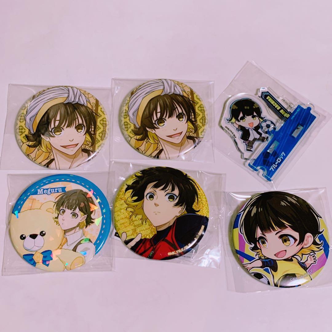 BLUE LOCK ブルーロック 蜂楽 廻 缶バッジ アクリルスタンド セット