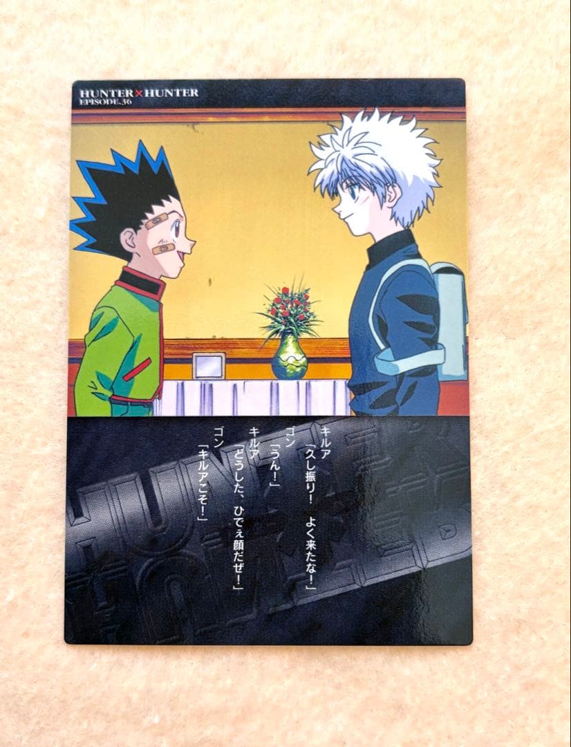 [34]HUNTER×HUNTER旧 キルア&ゴン カードダスマスターズ