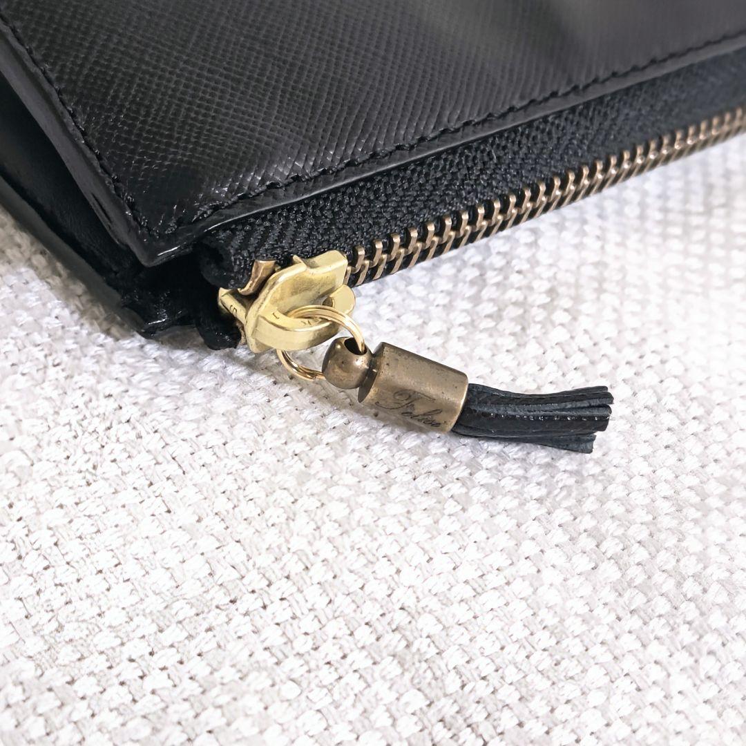 フェリージFelisiサフィアーノレザーコインキーケース黒ブラック【965