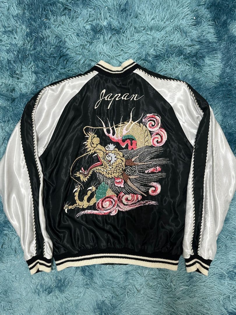 テーラー東洋×ビームス スカジャン リバーシブル 龍刺繍 TT14117BM