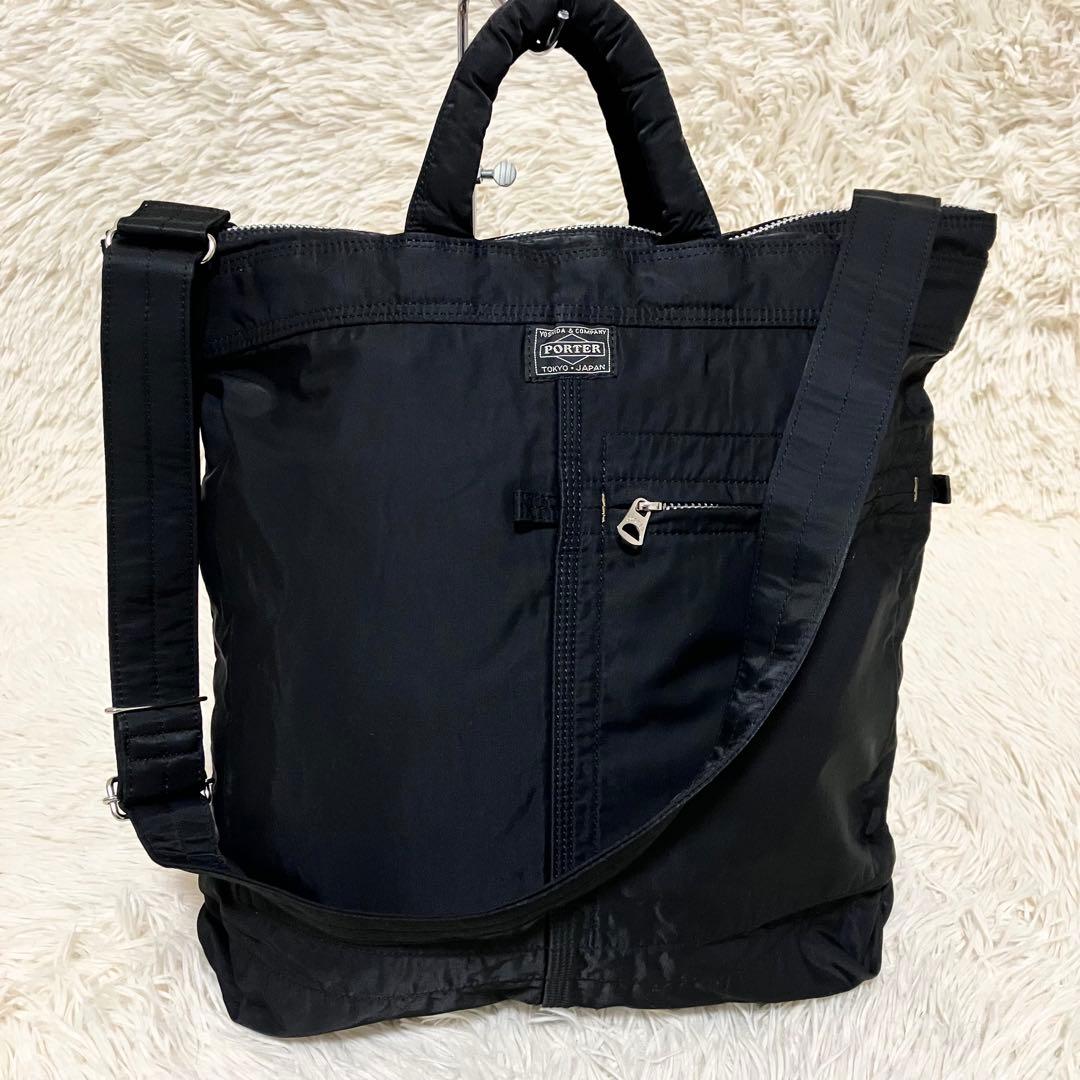 【極美品】 ポーター マイル 2WAYヘルメットバッグ 754-15113