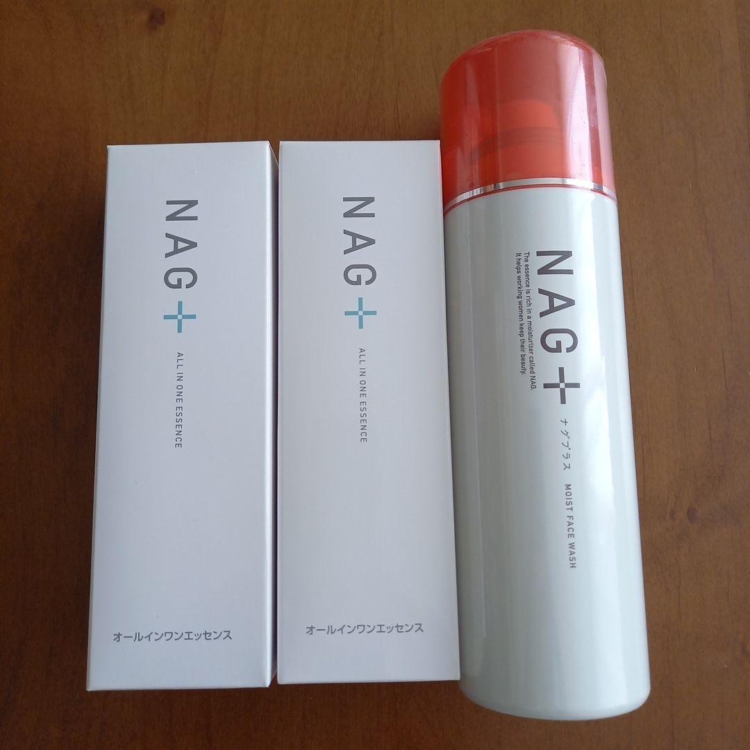 NAG+ オールインワンエッセンス 40ml、洗顔料・パック 150g　セット