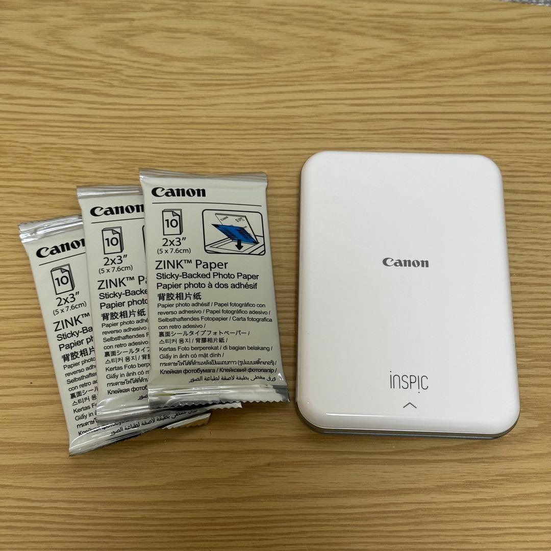 Canon iNSPiC　ミニフォトプリンター　ブルー