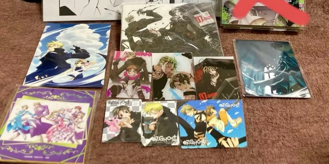 超激レア　セブンゴースト　グッズ アクリルカード「07-GHOST」03/コンプリートBOX(全8種)(公式&描き