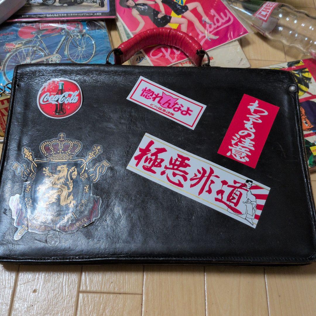 昭和レトロつっぱり学生カバン - メルカリ