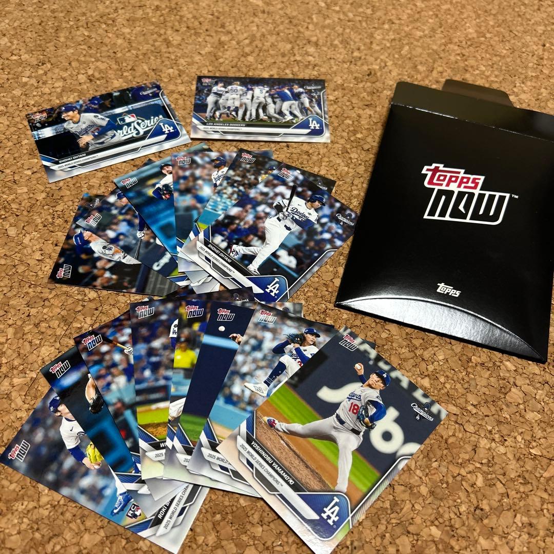 topps ドジャース　チャンピオンカード　セット 2024 World Series Championsドジャースカードセット/全15種(大谷翔平