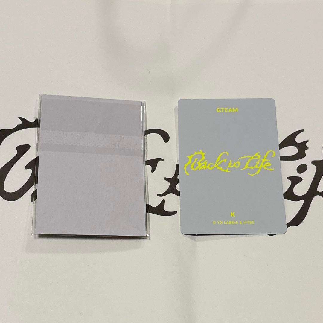 &TEAM 韓国 ポップアップ フォトカードホルダー Kとフォトカードトレカ
