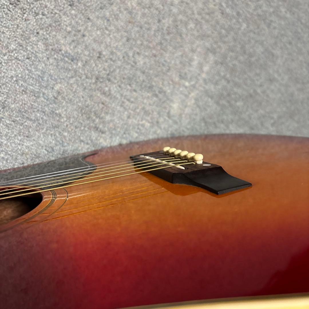 Greco アコースティックギター 202 ハミングバードサンバースト弦高