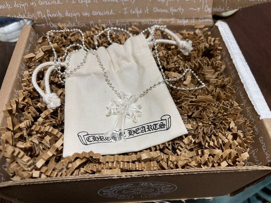 クロムハーツ　シリコン　クリア　クロス　ネックレス　正規品 楽天市場】CHROME HEARTS 銀座店 クロムハーツ 新品 シリコンラバー