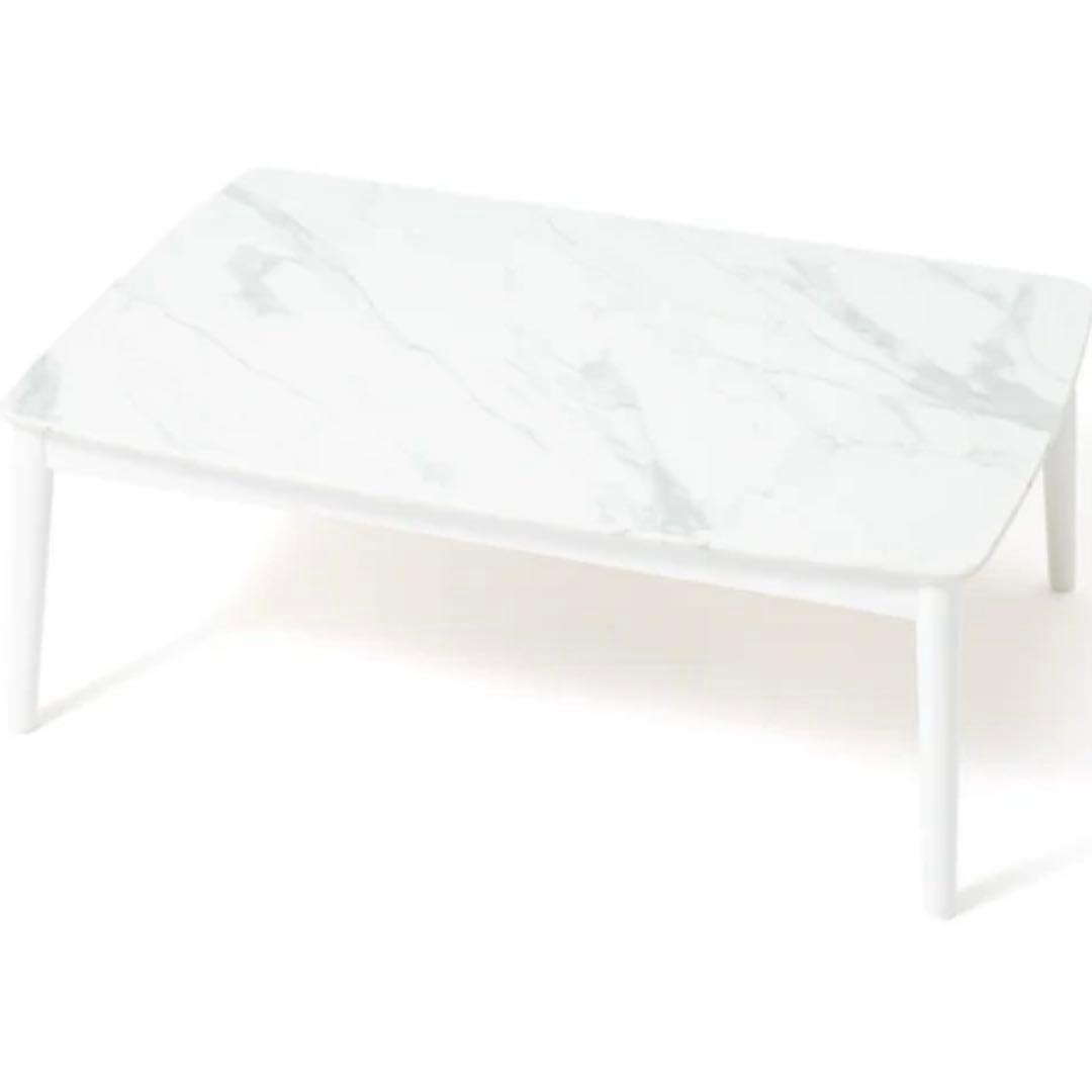 美品Francfranc フランフラン　こたつテーブルL 1050×700 EC限定】シャトン こたつテーブル L ホワイト 1050×700 | Francfranc