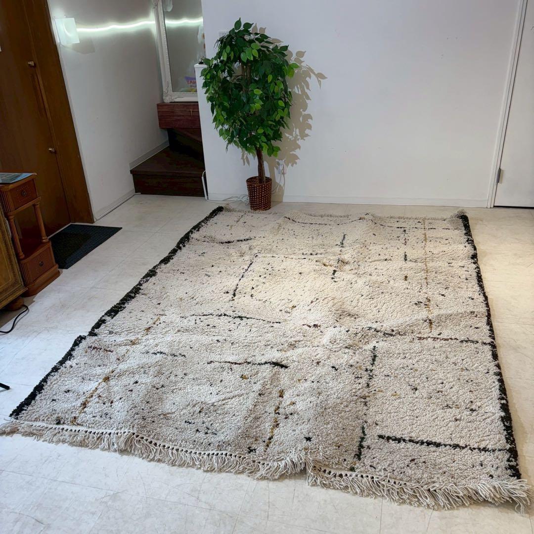 Re:CENO リセノ　BIANCA LINE-DOT 200×250cm ラグマット BIANCA LINE-DOT 四角形タイプ ｜家具・インテリア通販 Re