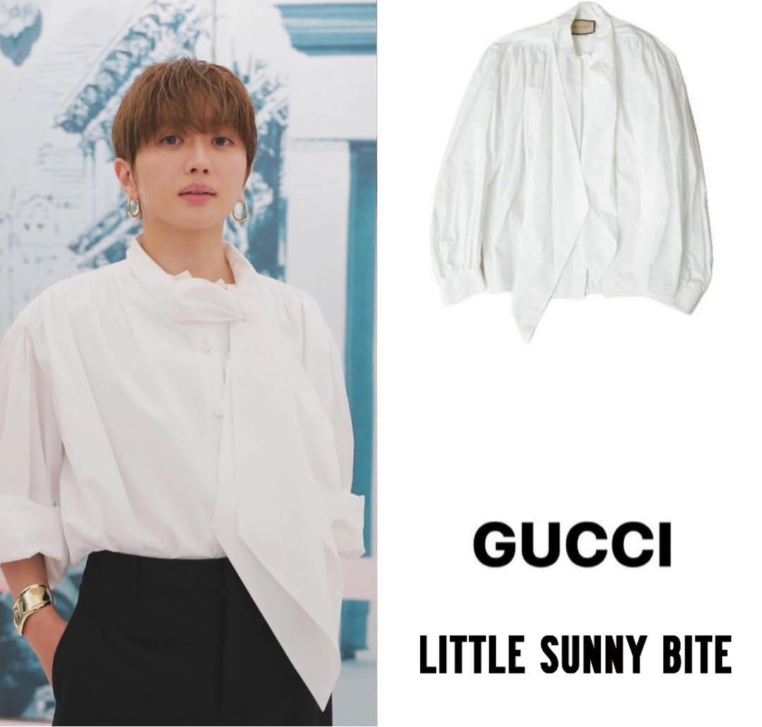 Nissy着用 GUCCI リボンシャツ 超希少 - メルカリ