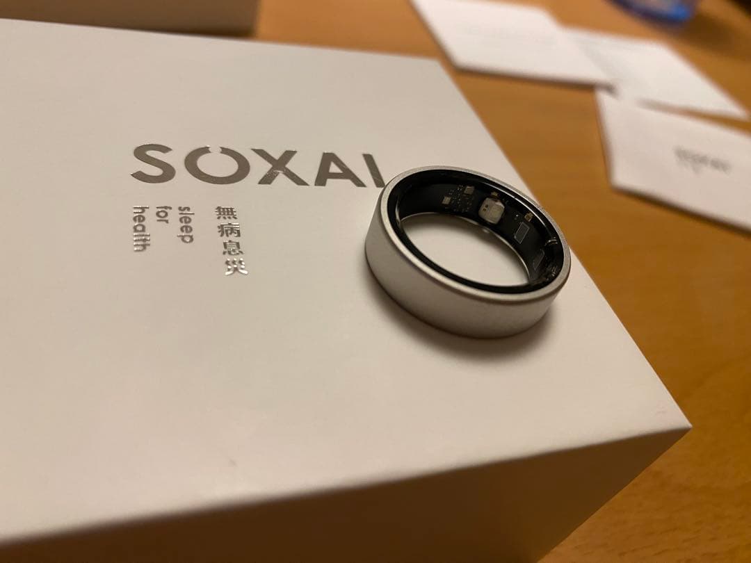 ソクサイリング2 SOXAI RING 2 マットシルバー　18号　美品