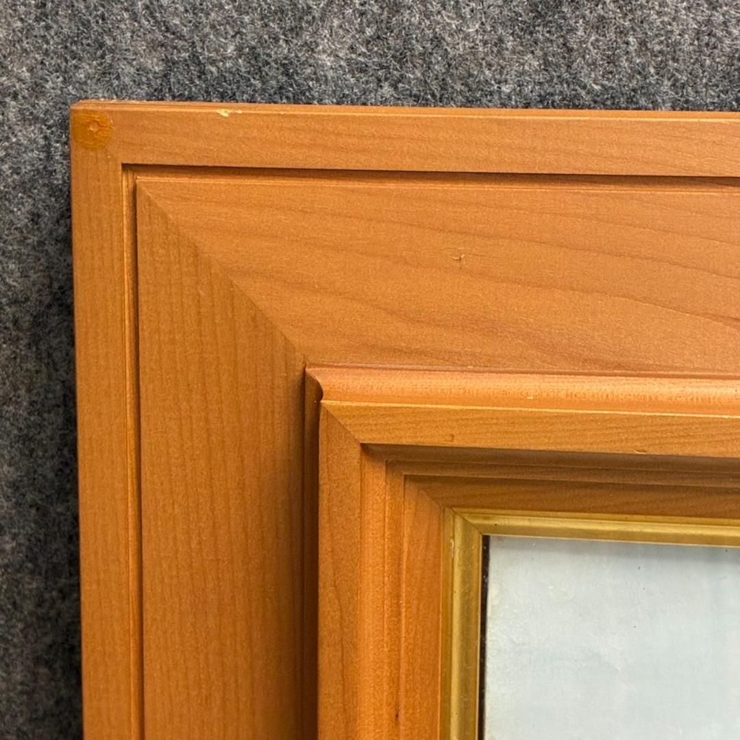 芳生 日本画 雪山 685×610mm