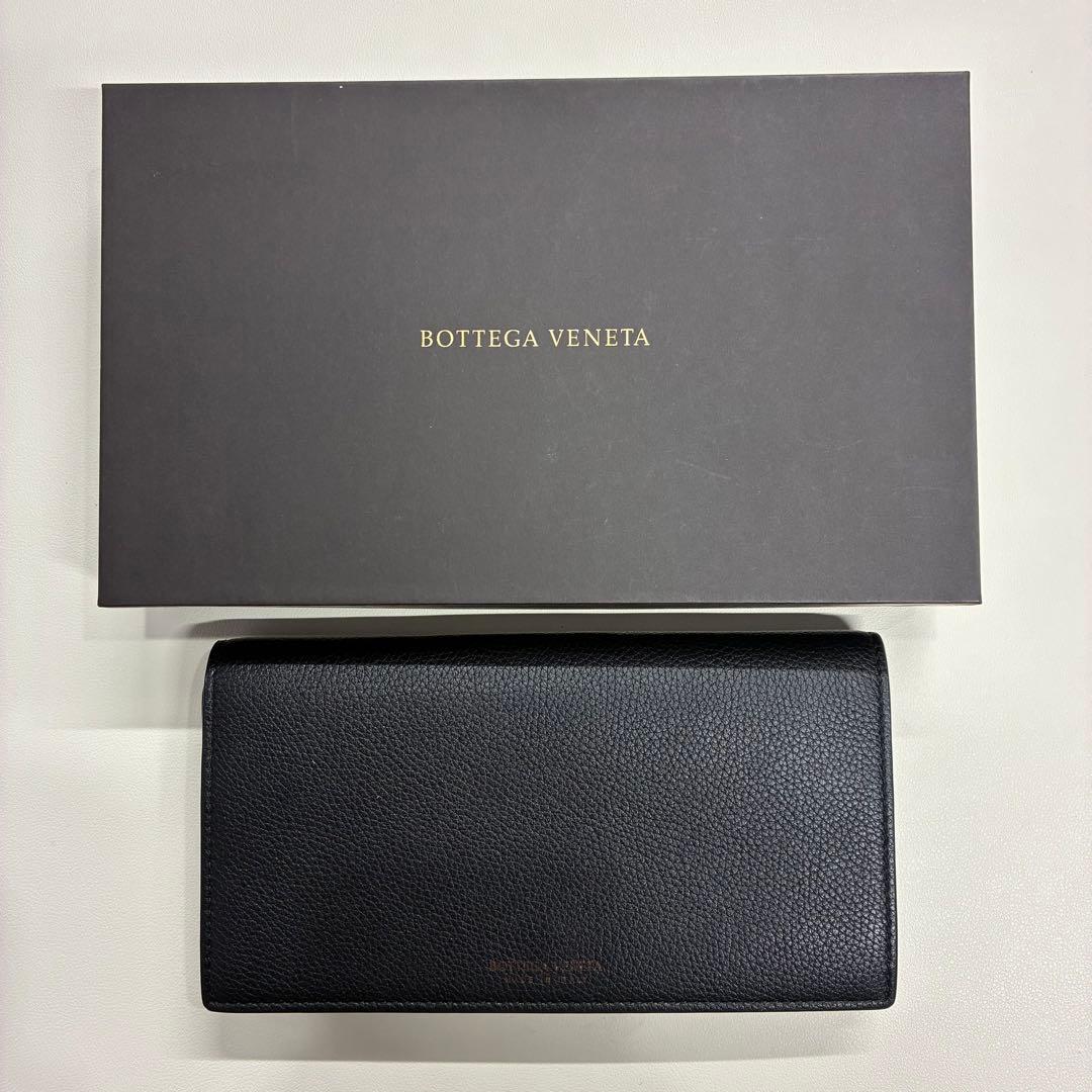 BOTTEGA VENETA グレインカーフレザー フラップ式 長財布