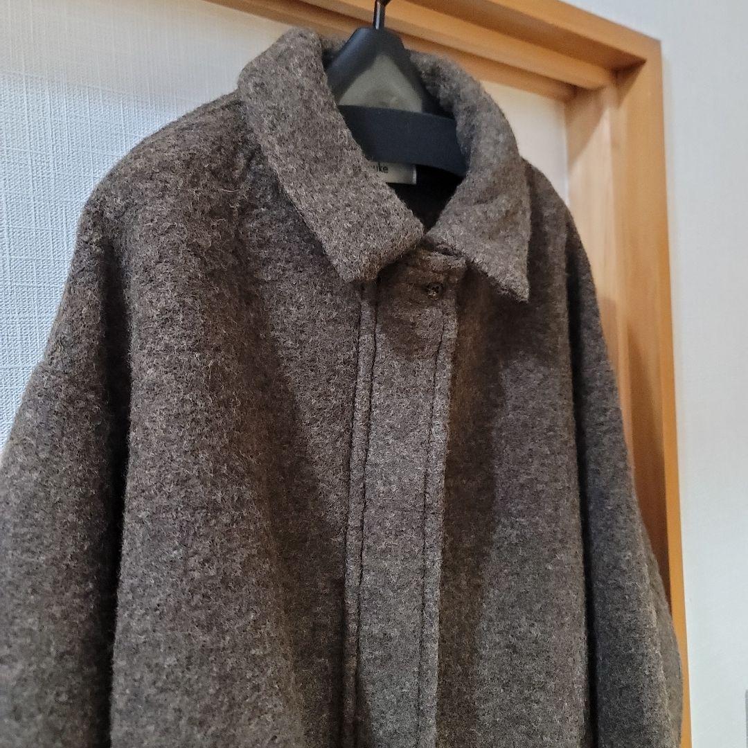 anuke アンヌーク Sliver Zip Blouzon ブラウン 36 - メルカリ