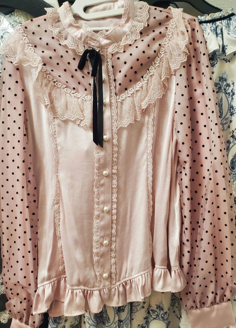 angelic pretty ブラウス　ピンク　ドット