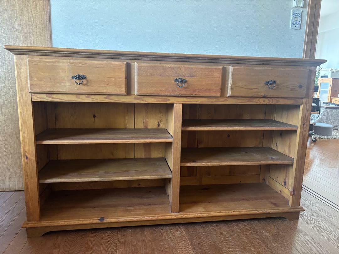 ナチュラルウッドカウンターテーブル