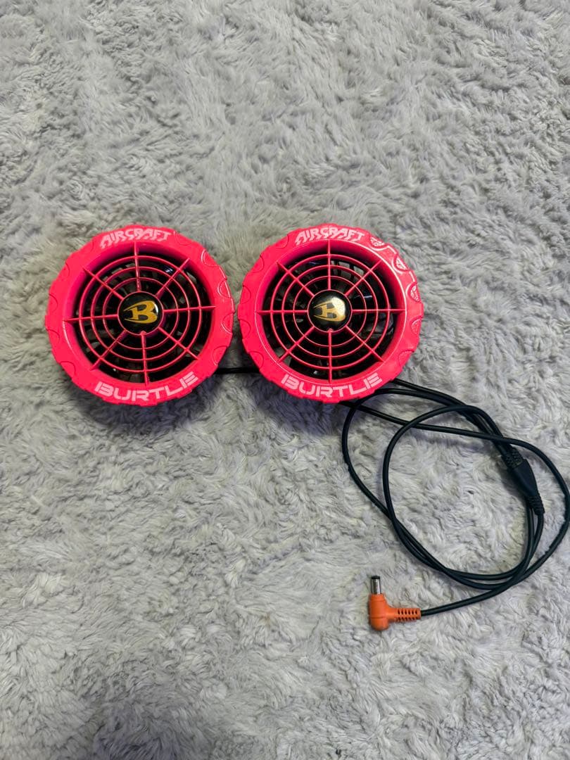 Burtle 空調服用ファン ハニーピンクAc370/371 19V