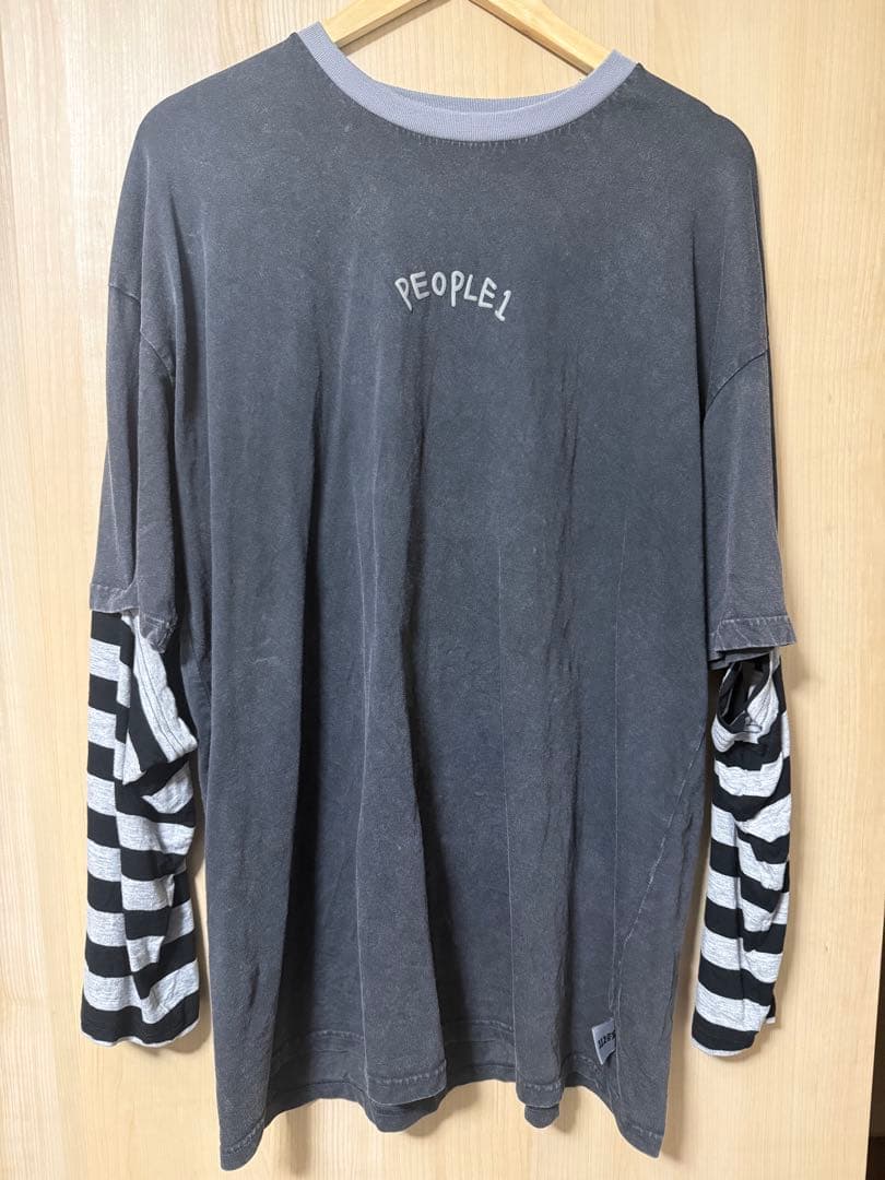 【値下げしました】PEOPLE1 LAYERED LS TEE Lサイズ