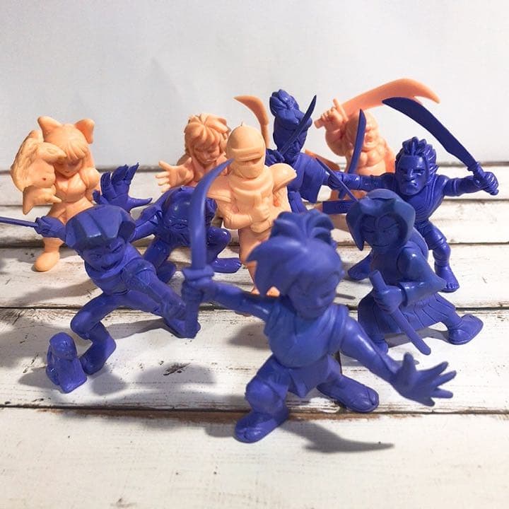 カバヤ食玩　サムライスピリッツ　人形＆カードセット