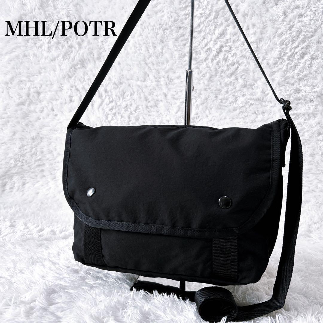 極美品✨MHL/POTR WORN NYLON OXFORD ショルダーバッグ ギャラリー：MHL.が吉田カバンのPOTRとのコラボーレーション第2弾を