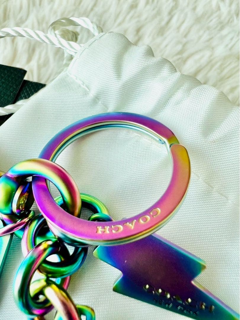 ✨極美品✨COACH コーチ キーホルダー チャーム 恐竜 レキシー