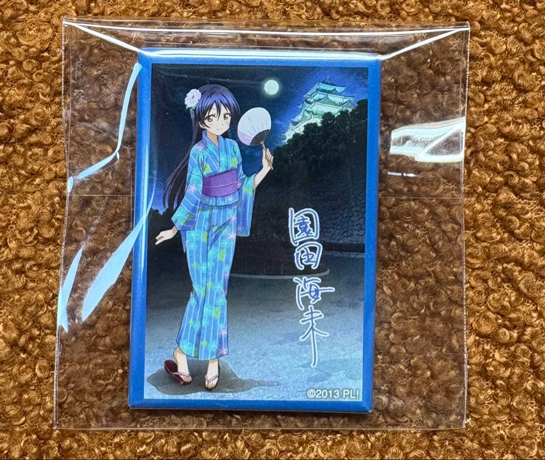 ラブライブ 園田海未 スクエア缶バッジ ファイナル ライブ