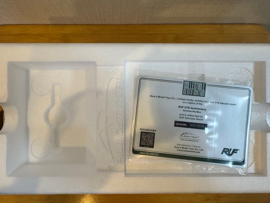 ALMOST REAL】限定504台 RUF CTR 2017 Blue - メルカリ