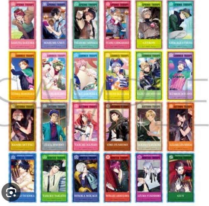 チケコレ　A3(エースリー)　vol.1 箔押しフルコンプ