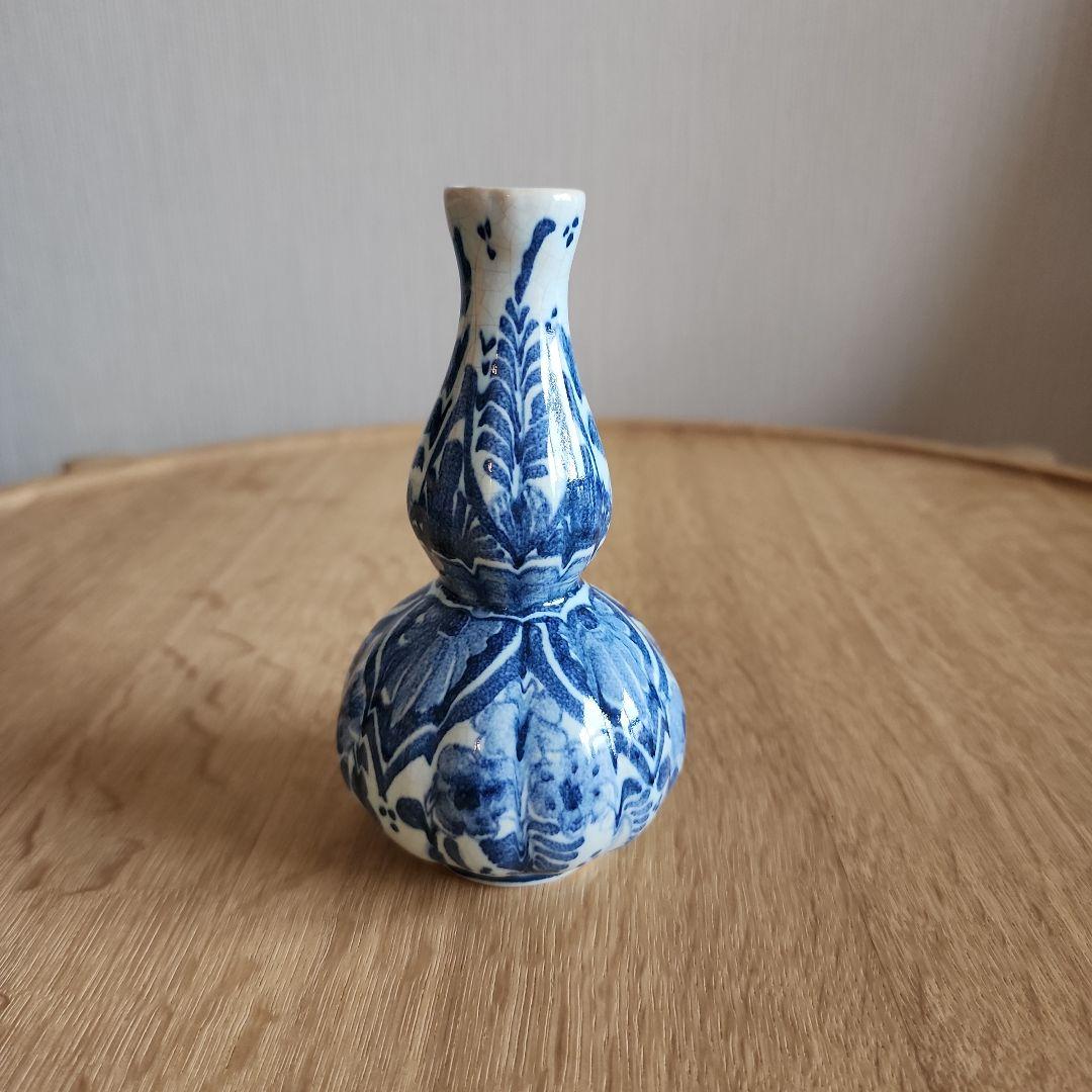 デルフト　阿蘭陀　瓶　徳利　12cm　1点
