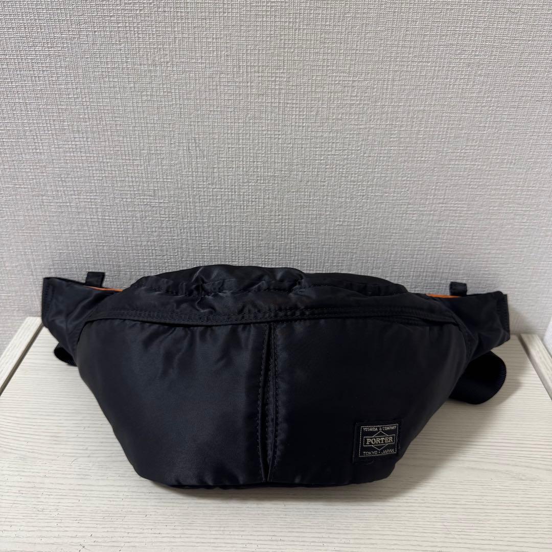 【新型】【新品同様】PORTER ポーター タンカー ボディバッグ （S）　黒 TANKER（PORTER） ポーター タンカー ウエストバッグ(S) 622-76629